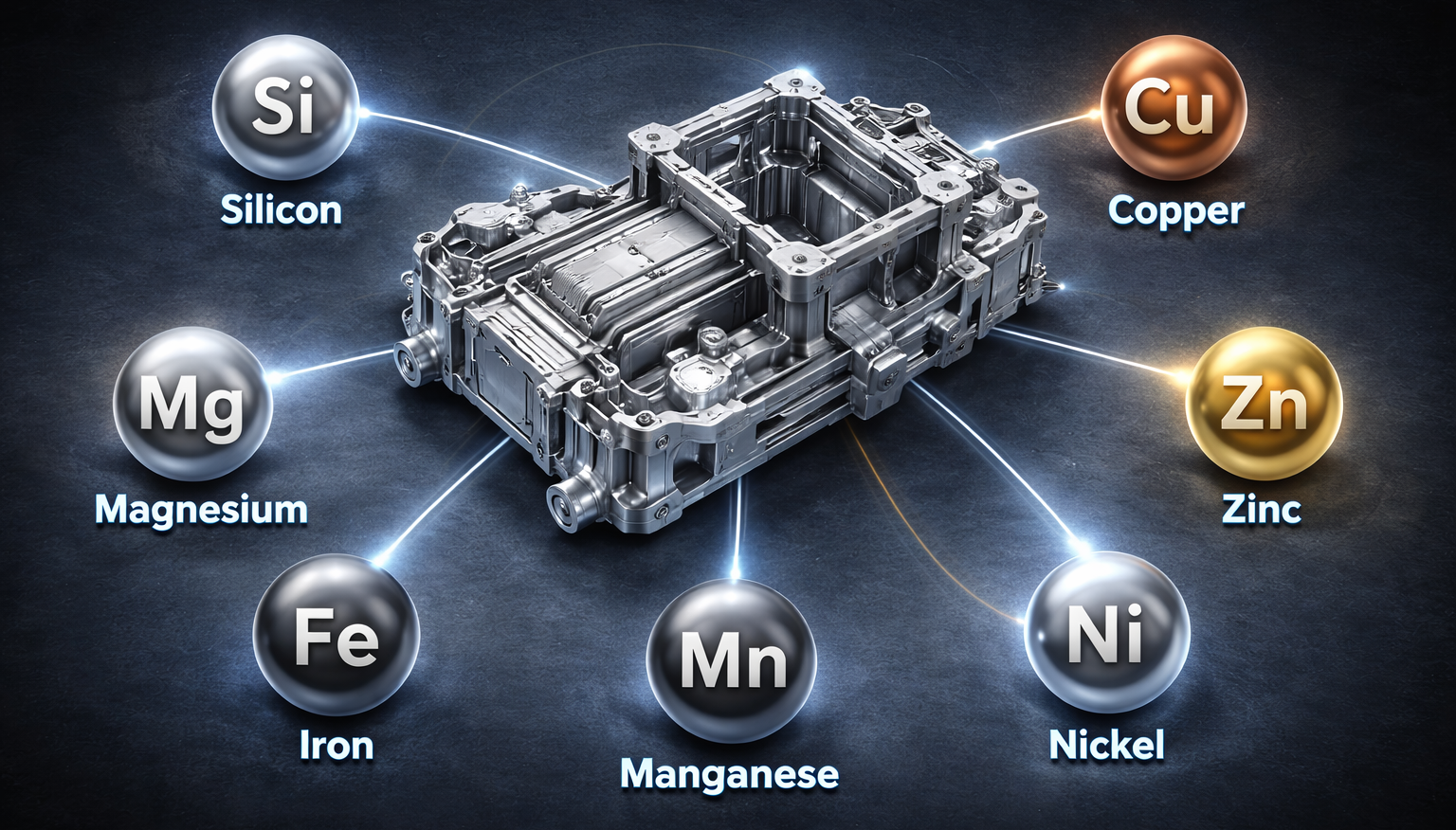 Alloying Elements in Aluminium Pressure Die Casting (PDC): Roles, Advantages & Limitations